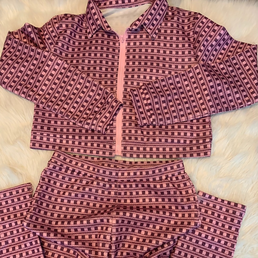 Cute purple and pink 2 Piece Set